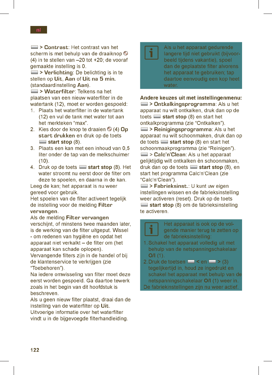 Siemens TK76K573 User Manual | Page 122 / 162