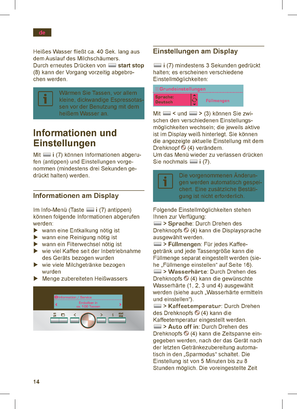 Siemens TK76K573 User Manual | Page 14 / 162