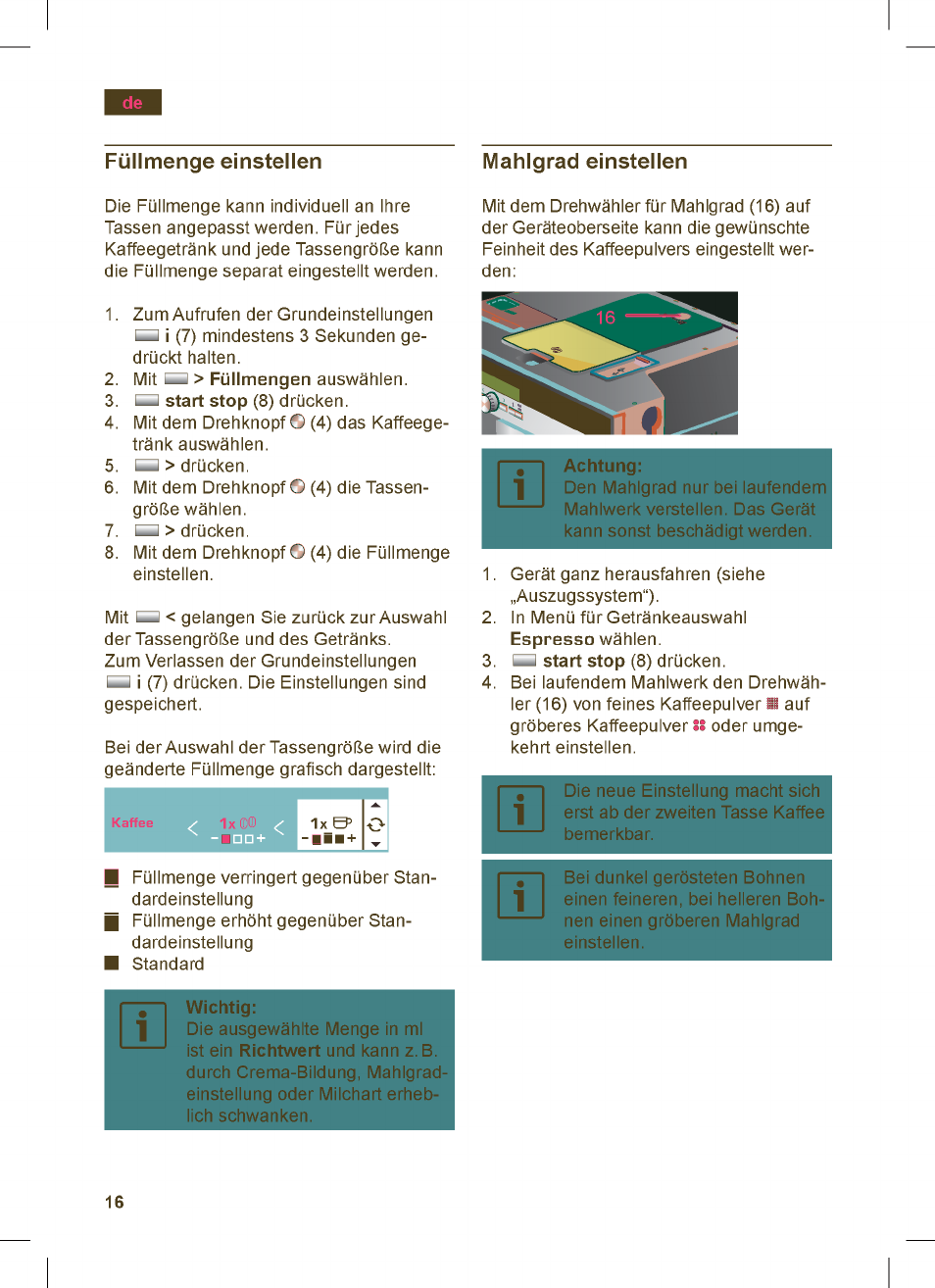 Siemens TK76K573 User Manual | Page 16 / 162