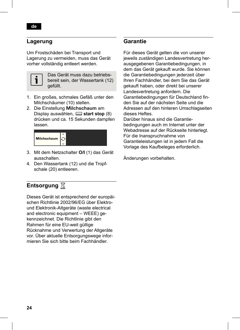 Siemens TK76K573 User Manual | Page 24 / 162