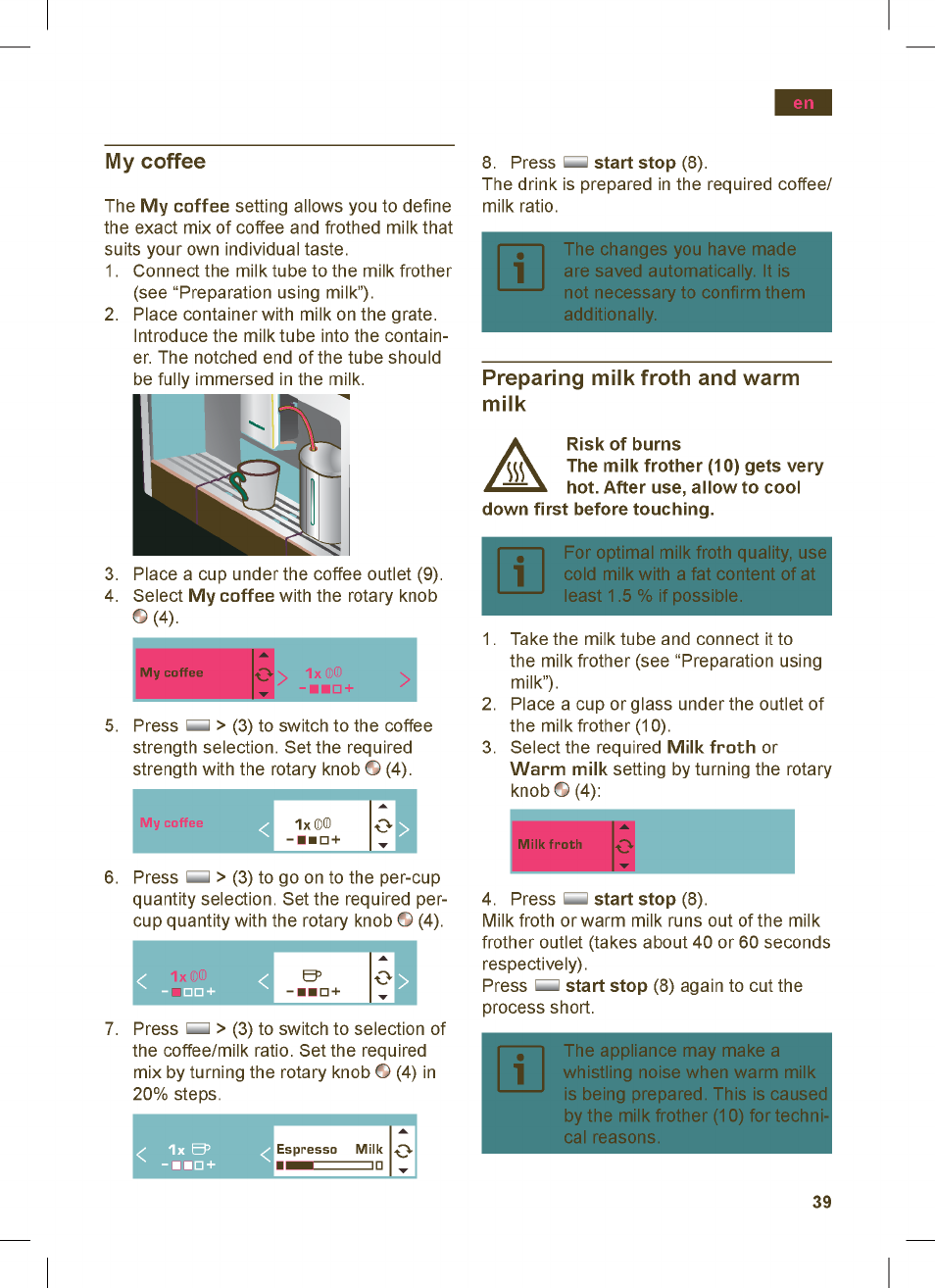 Siemens TK76K573 User Manual | Page 39 / 162