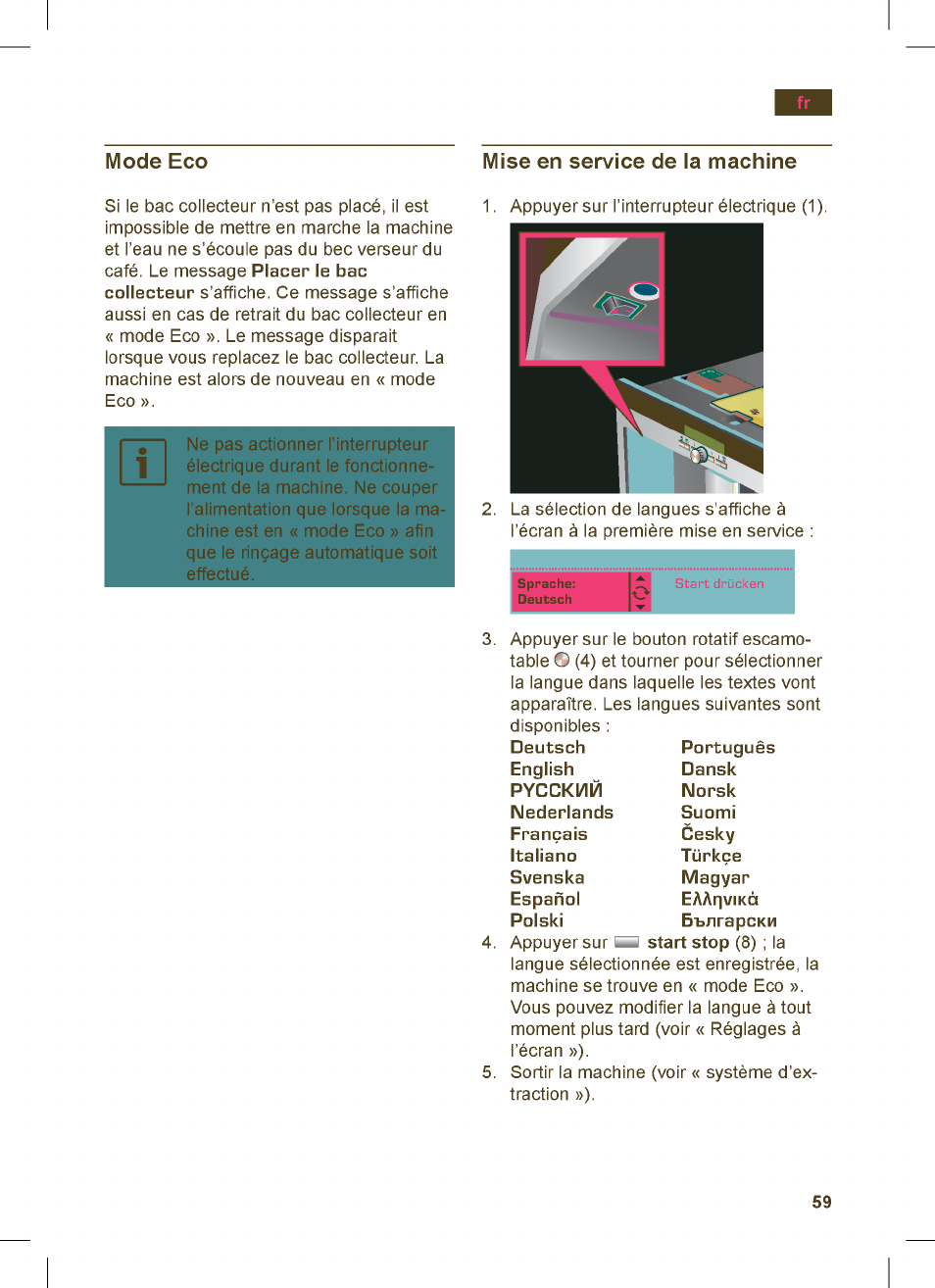 Siemens TK76K573 User Manual | Page 59 / 162