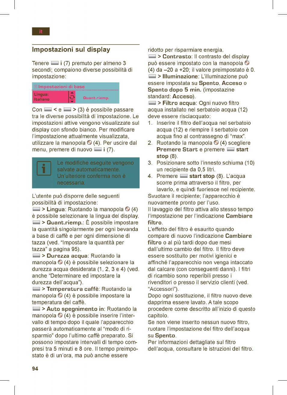 Siemens TK76K573 User Manual | Page 94 / 162