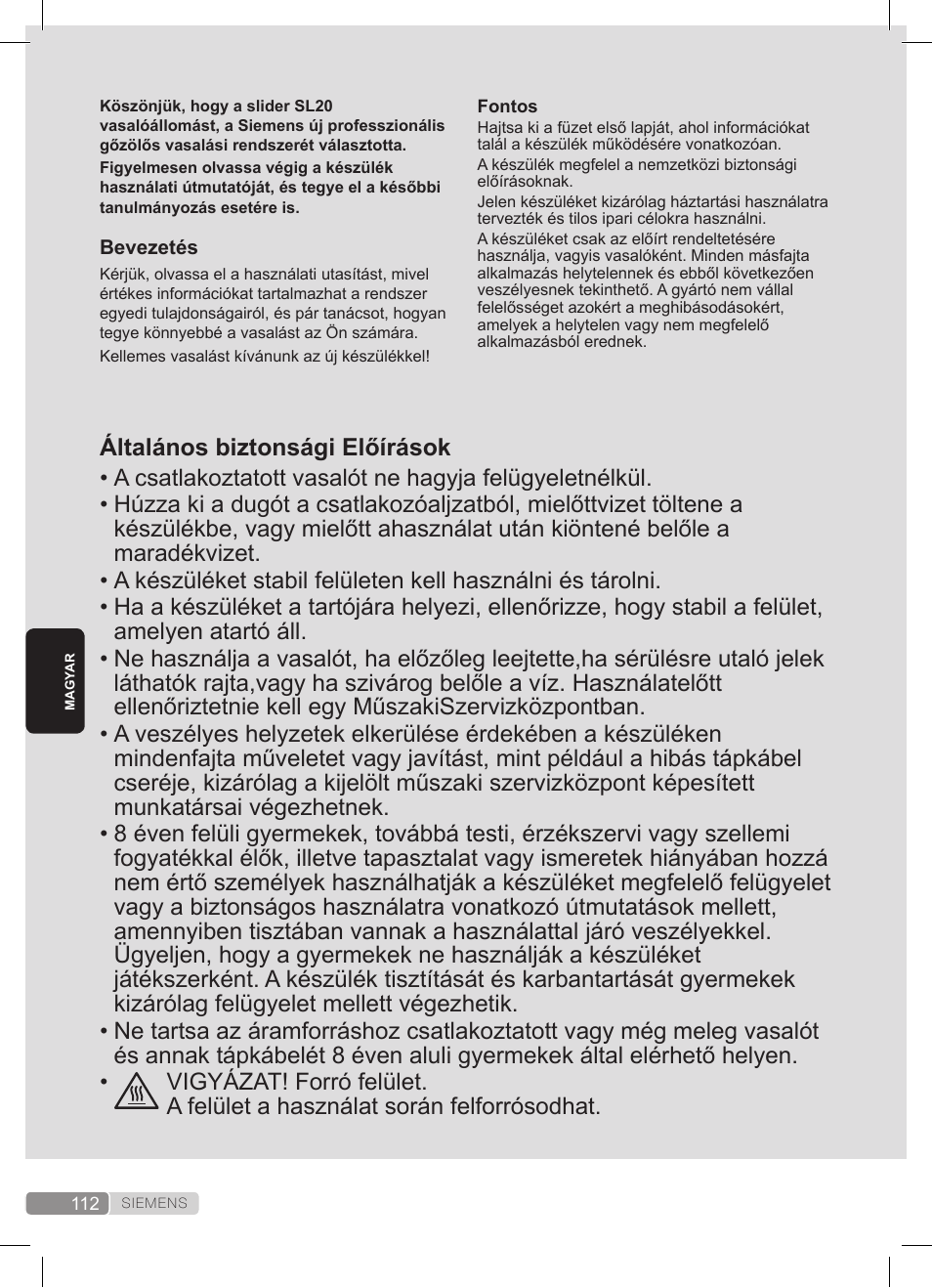 Siemens TS20XTRM2 User Manual | Page 112 / 152