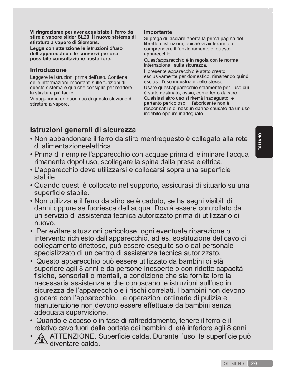 Siemens TS20XTRM2 User Manual | Page 29 / 152