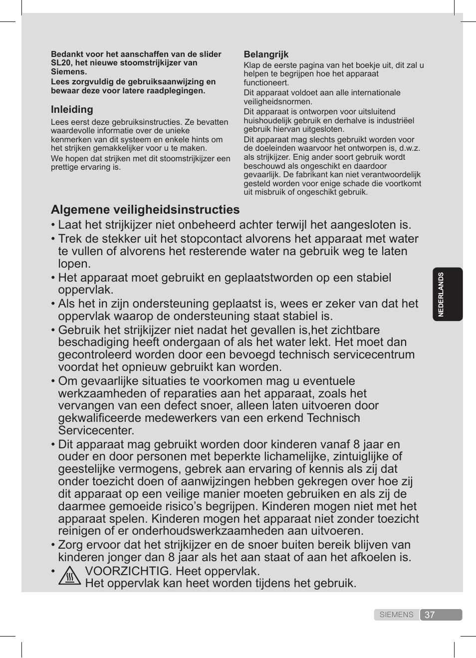 Siemens TS20XTRM2 User Manual | Page 37 / 152