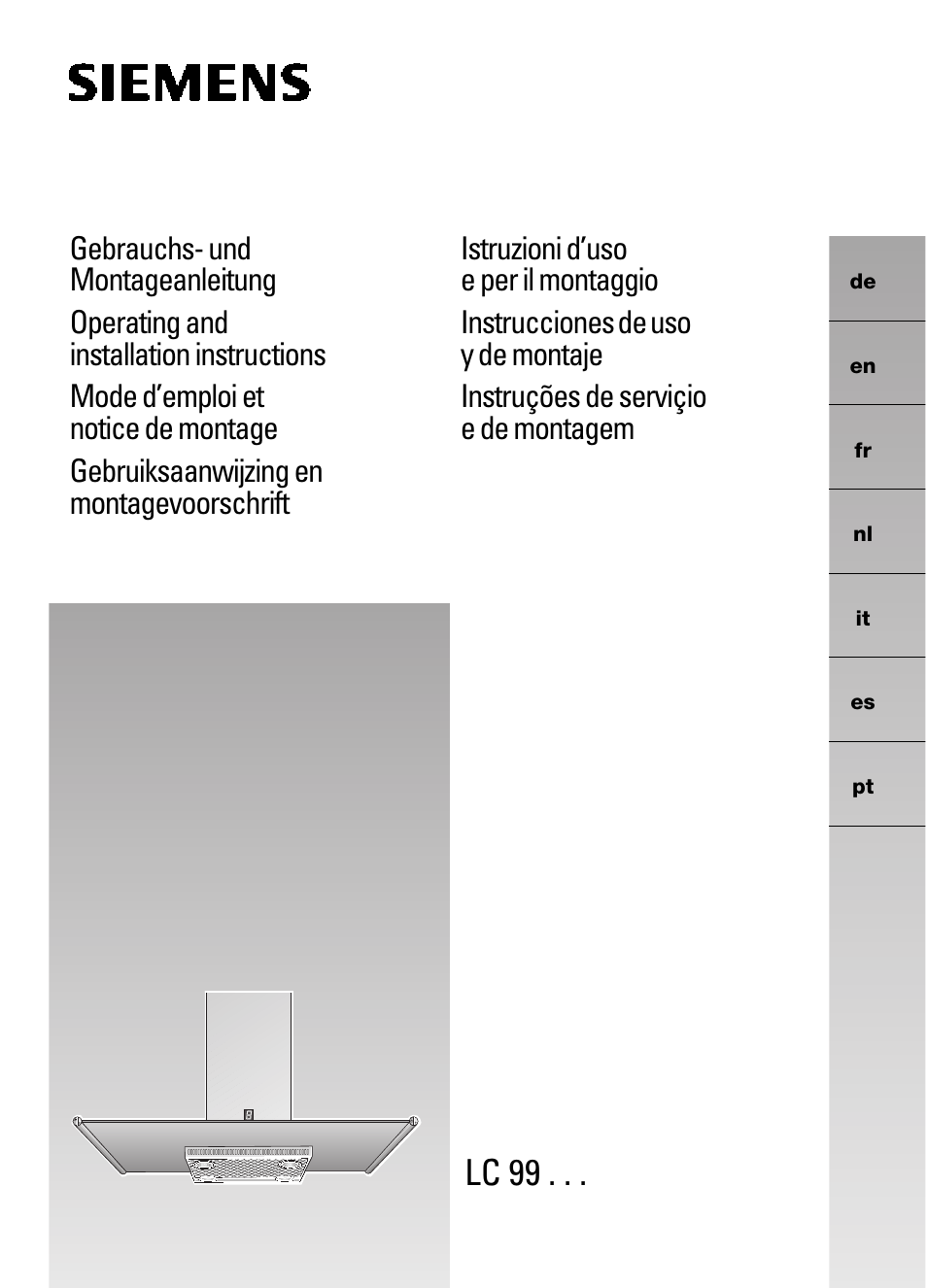 Siemens LF957GA60 User Manual | 108 pages