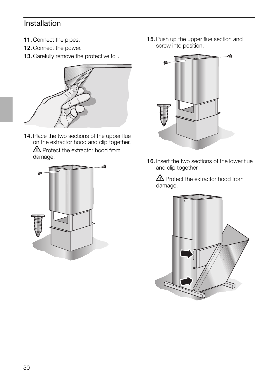 Installation | Siemens LF957GA60 User Manual | Page 30 / 108