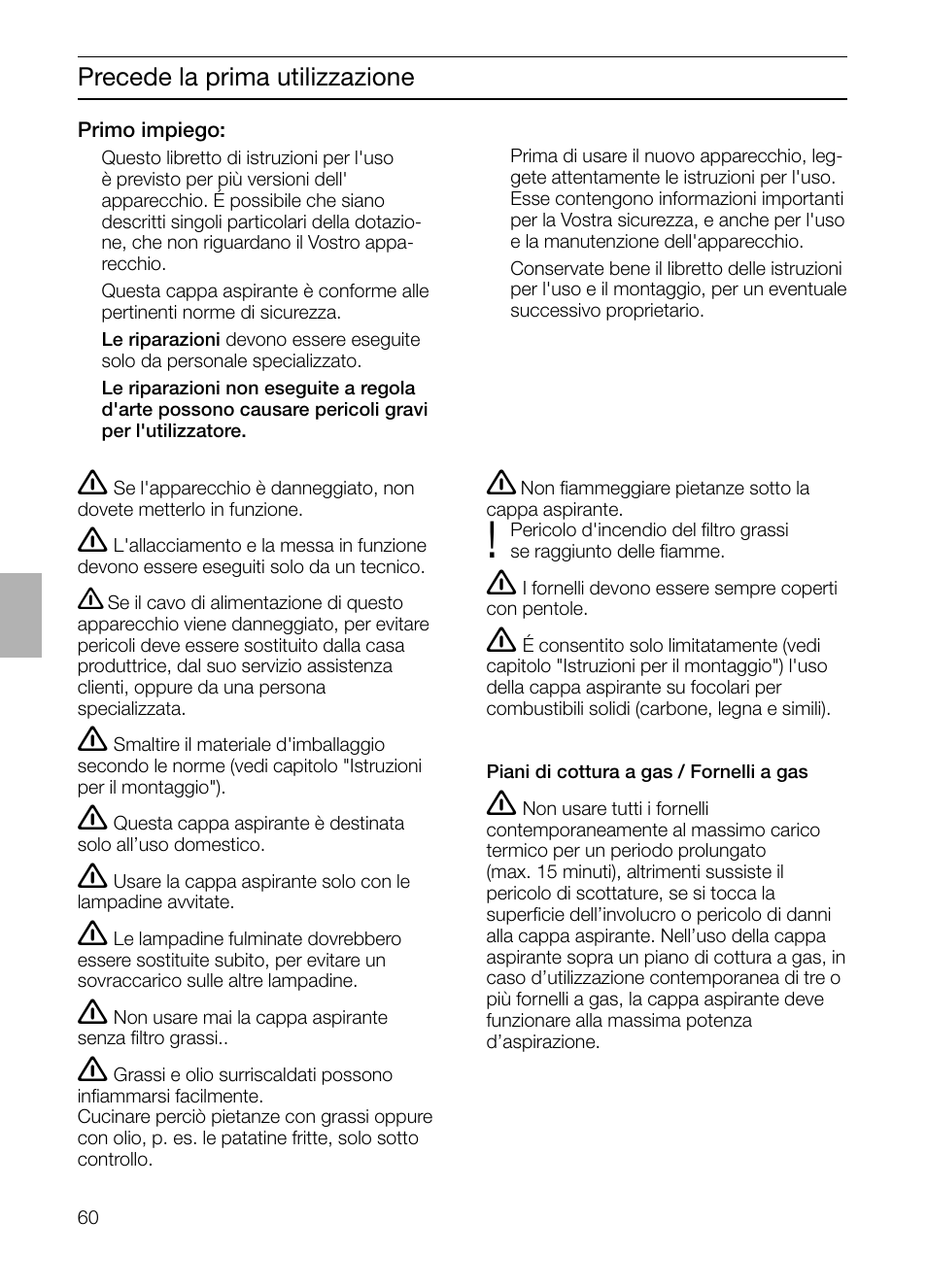 Siemens LF957GA60 User Manual | Page 60 / 108