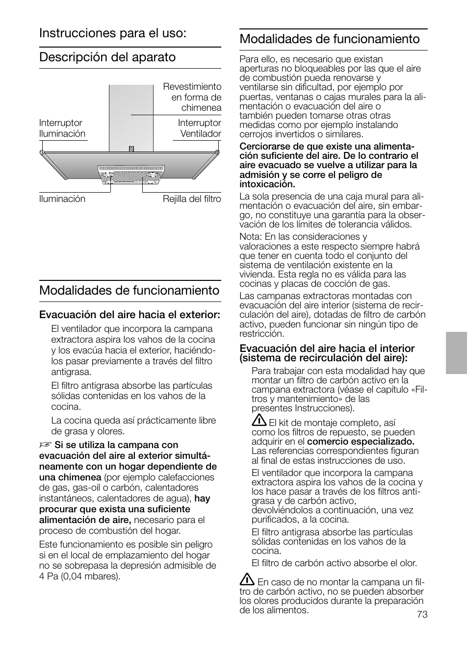 Siemens LF957GA60 User Manual | Page 73 / 108