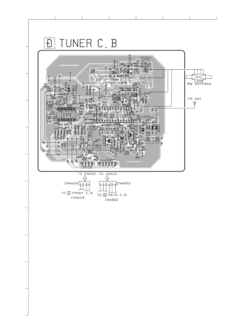 Wiring-4 (tuner: u) | Aiwa CSD-TD53 User Manual | Page 15 / 30