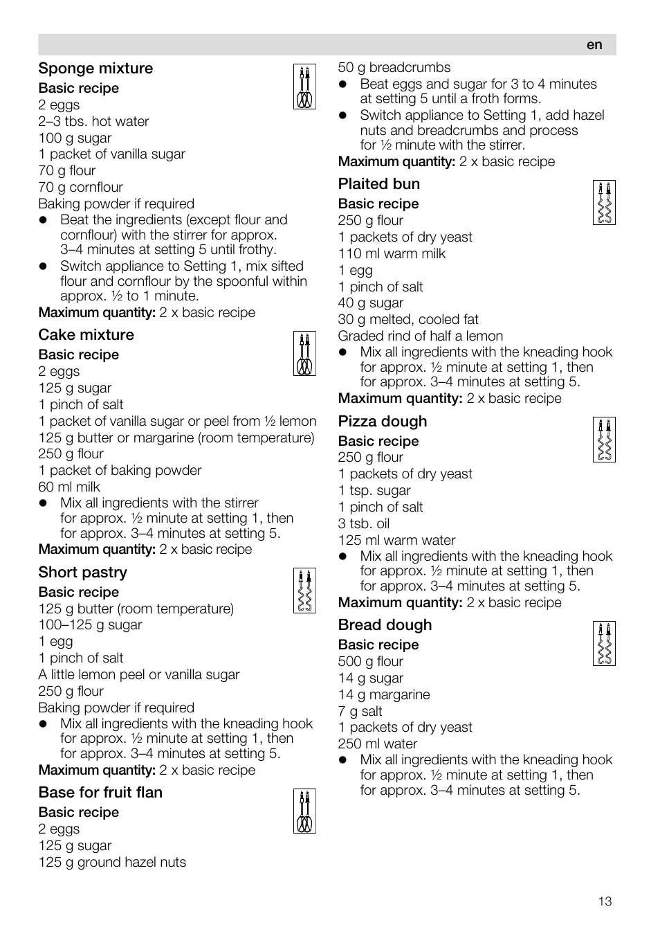 Siemens MQ96580 User Manual | Page 13 / 131