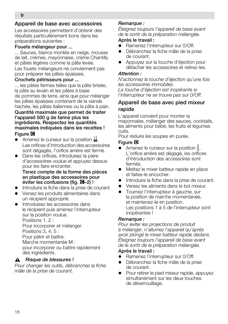 Siemens MQ96580 User Manual | Page 18 / 131