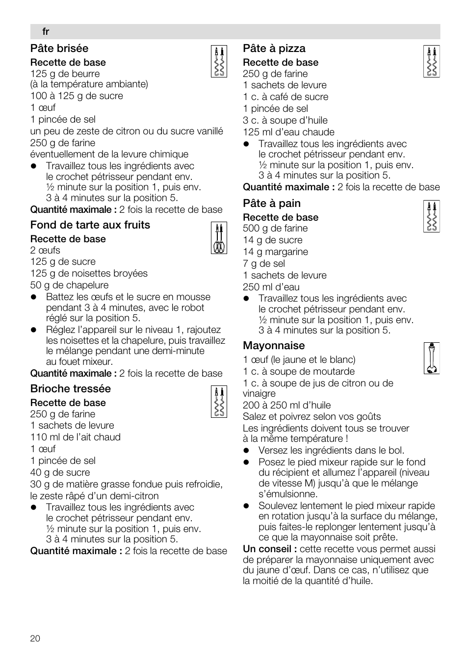 Siemens MQ96580 User Manual | Page 20 / 131