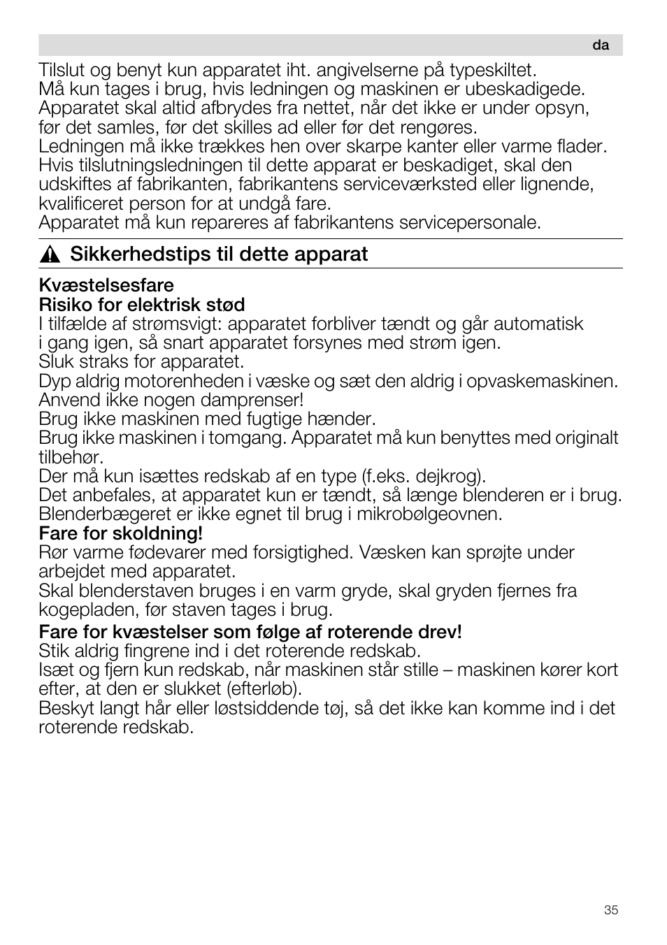 Siemens MQ96580 User Manual | Page 35 / 131