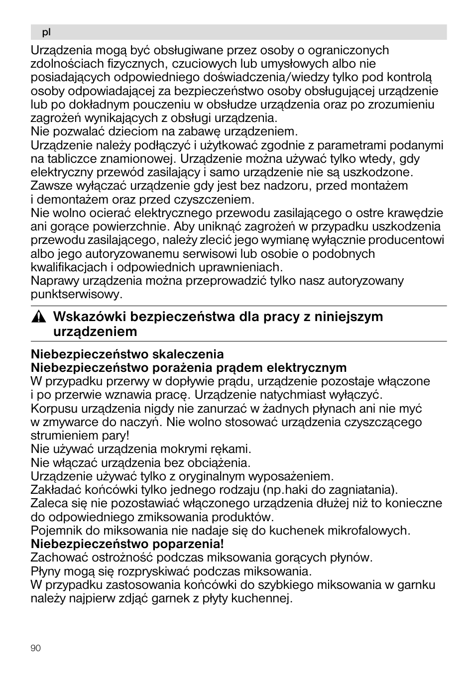 Siemens MQ96580 User Manual | Page 90 / 131