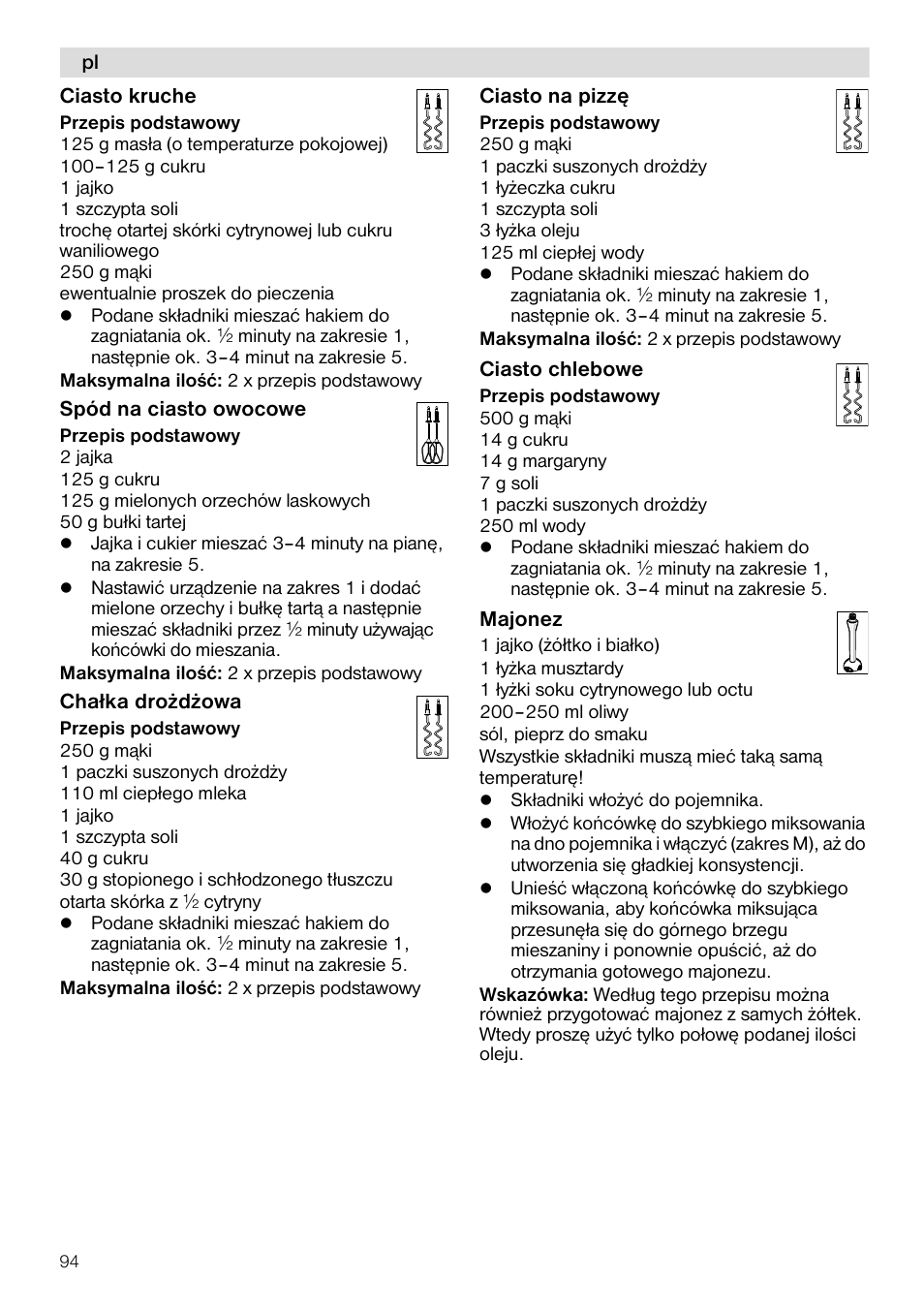 Siemens MQ96580 User Manual | Page 94 / 131