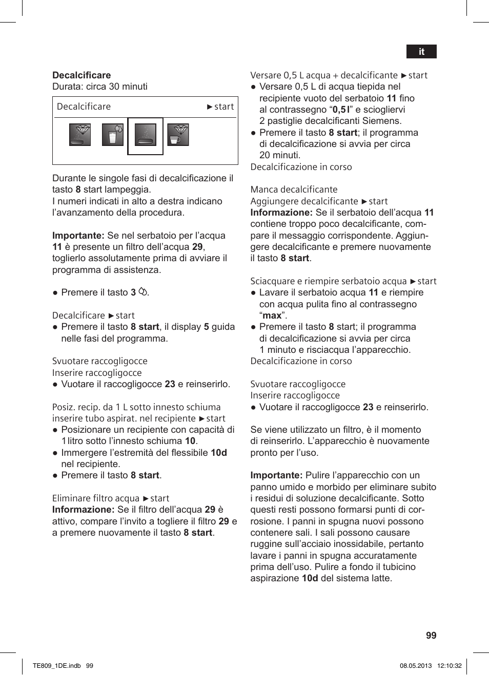 Siemens TE809501DE User Manual | Page 103 / 116
