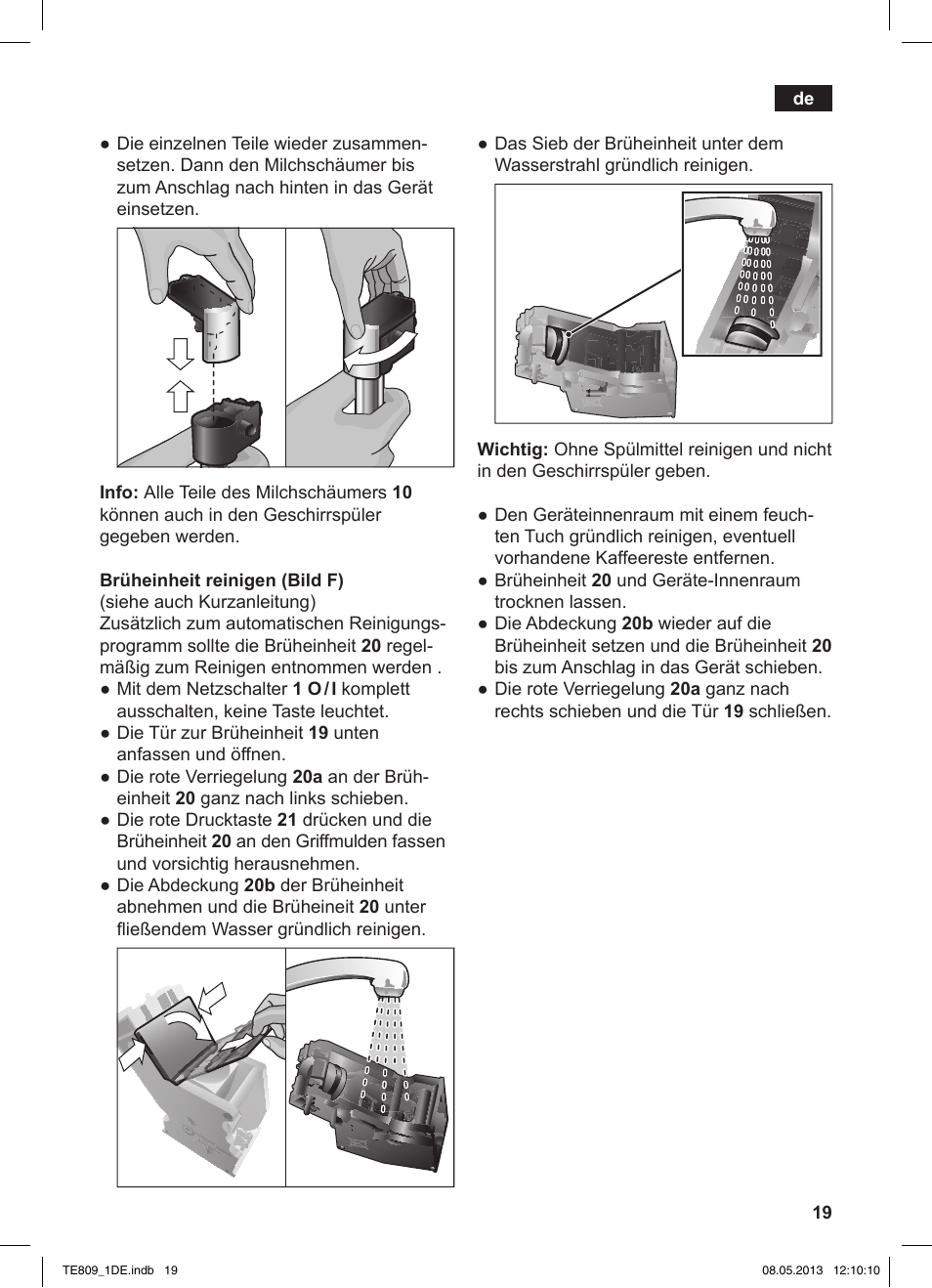 Siemens TE809501DE User Manual | Page 23 / 116