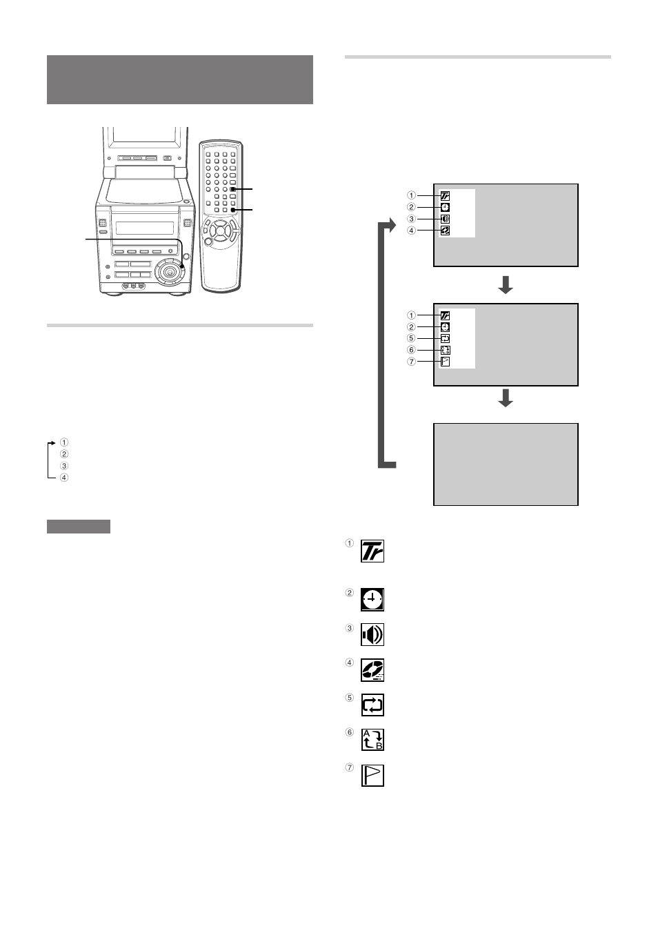 Changement de l'information affichée, Affichage de l'état de lecture sur l'écran, Appuyez plusieurs fois sur on screen display | Aiwa XR-DV3M User Manual | Page 122 / 160