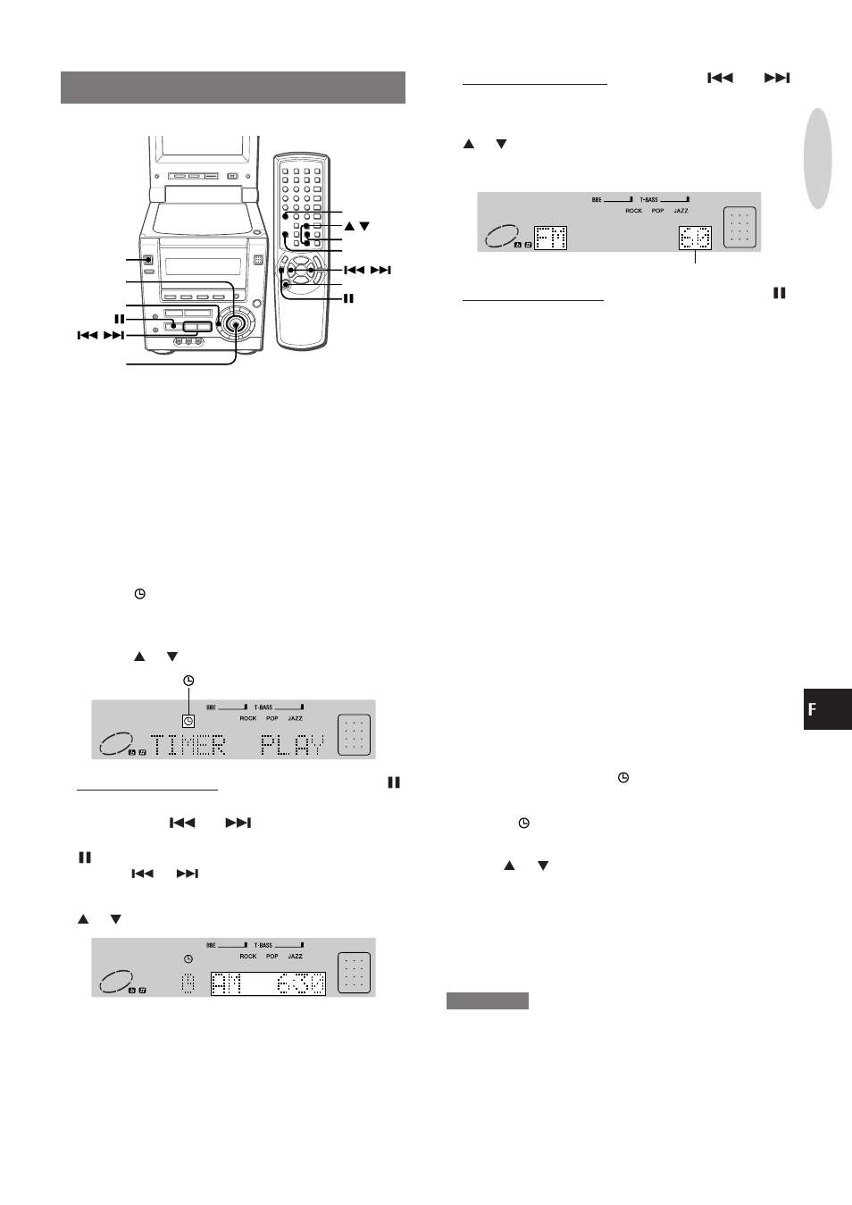 Réglage de la minuterie | Aiwa XR-DV3M User Manual | Page 143 / 160