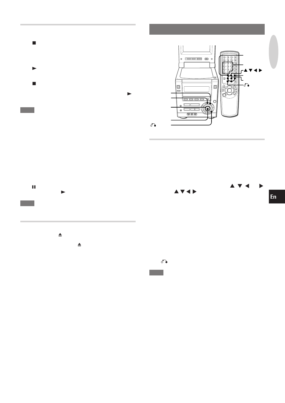 Selecting a track, Using the software specific menu, Stopping and pausing | Removing the disc | Aiwa XR-DV3M User Manual | Page 21 / 160