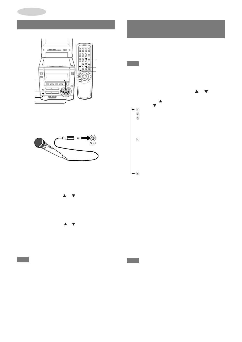 Microphone mixing, Vocal fader/multiplex functions | Aiwa XR-DV3M User Manual | Page 36 / 160