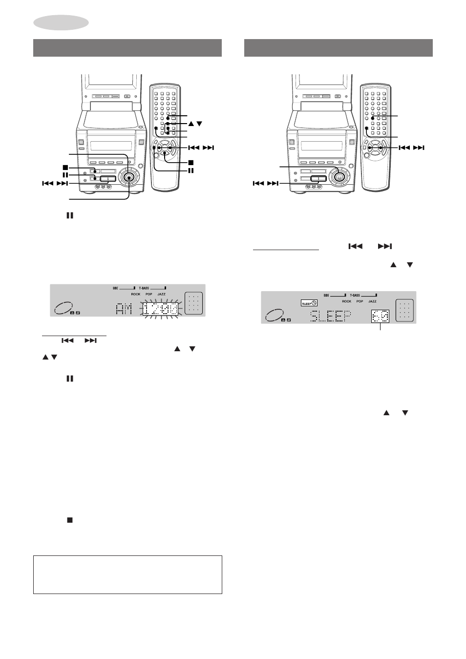 Setting the clock, Setting the sleep timer | Aiwa XR-DV3M User Manual | Page 38 / 160