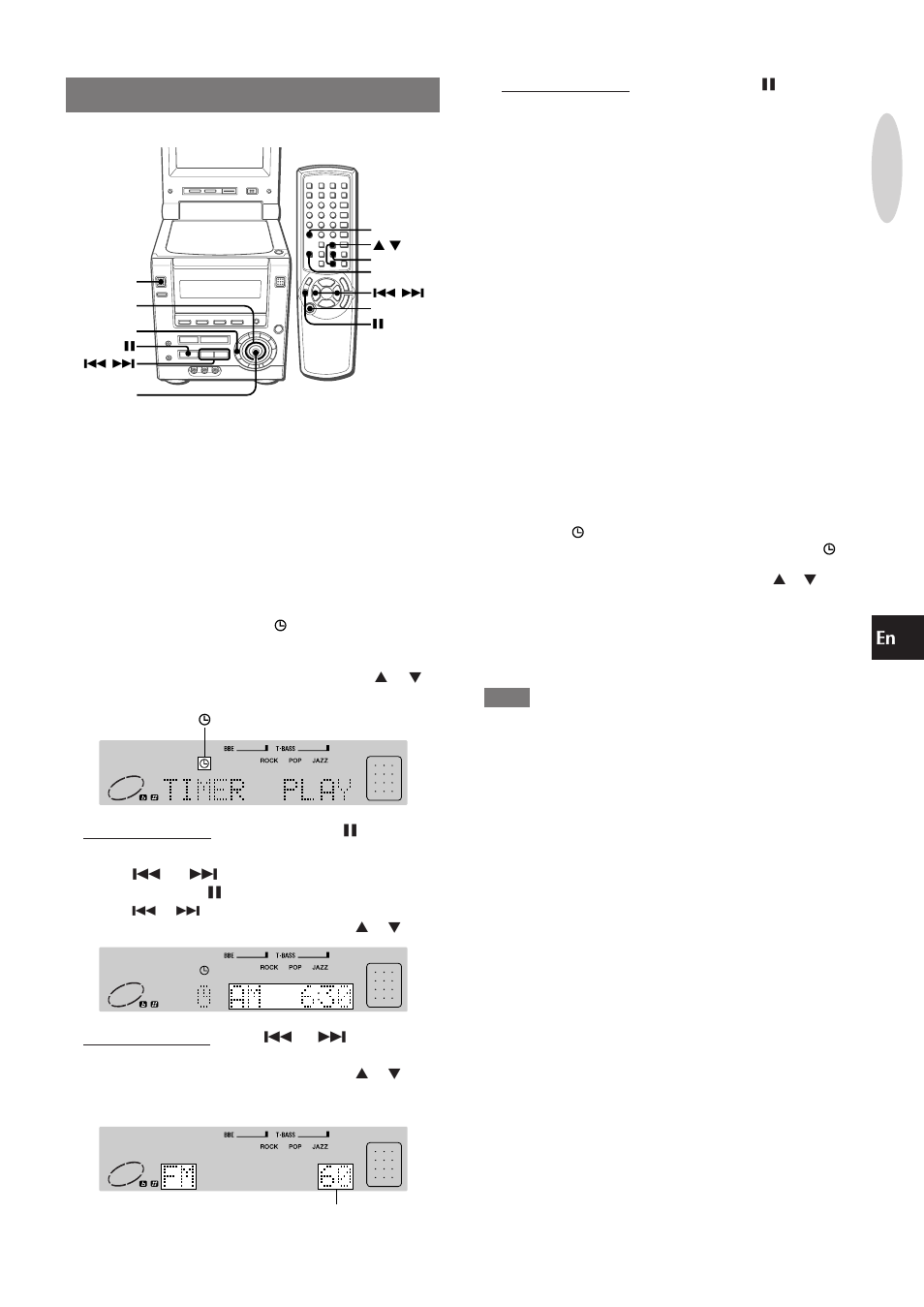 Setting the timer | Aiwa XR-DV3M User Manual | Page 39 / 160