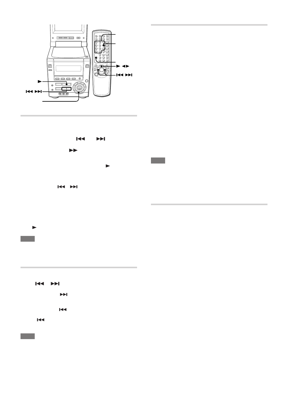 Reproducción en avance/ retroceso rapido, Saltos | Aiwa XR-DV3M User Manual | Page 74 / 160