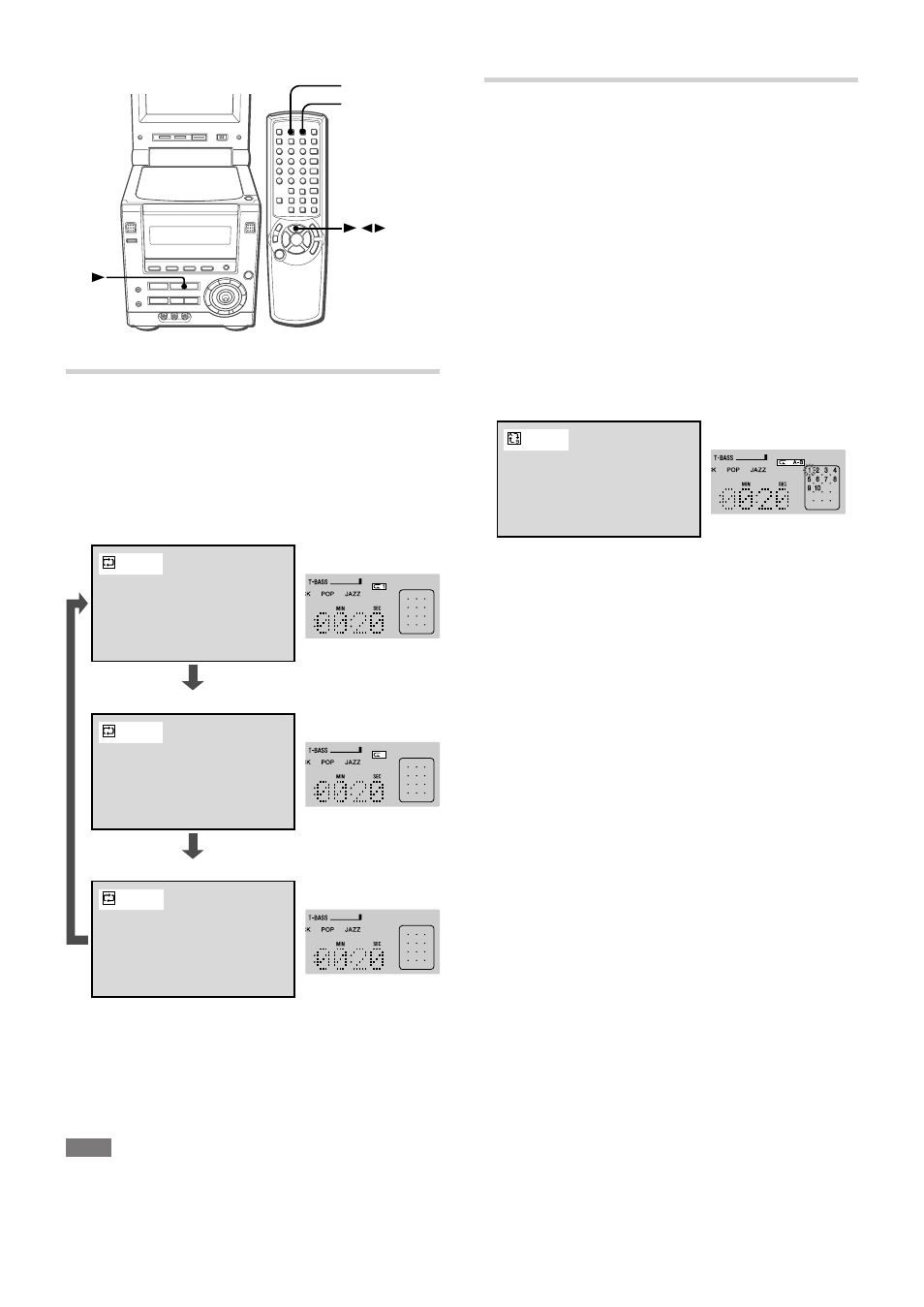 Reproducción repetida (dvd), Reproducción repetida a-b (dvd y vcd) | Aiwa XR-DV3M User Manual | Page 76 / 160