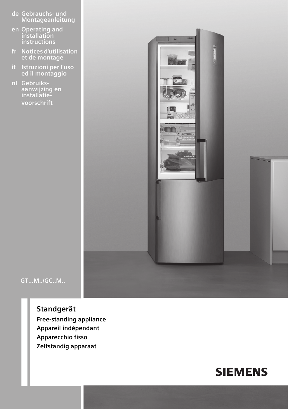 Siemens GC28MAW30 User Manual | 85 pages