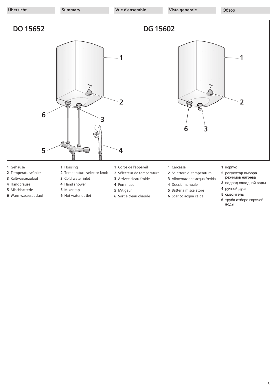 Siemens DO15652 User Manual | Page 3 / 20