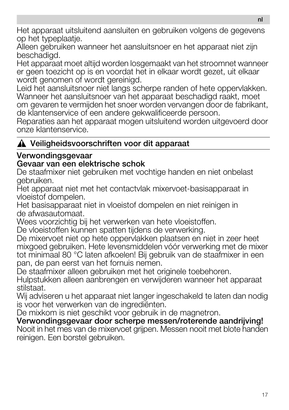 Siemens MQ67115 User Manual | Page 17 / 67