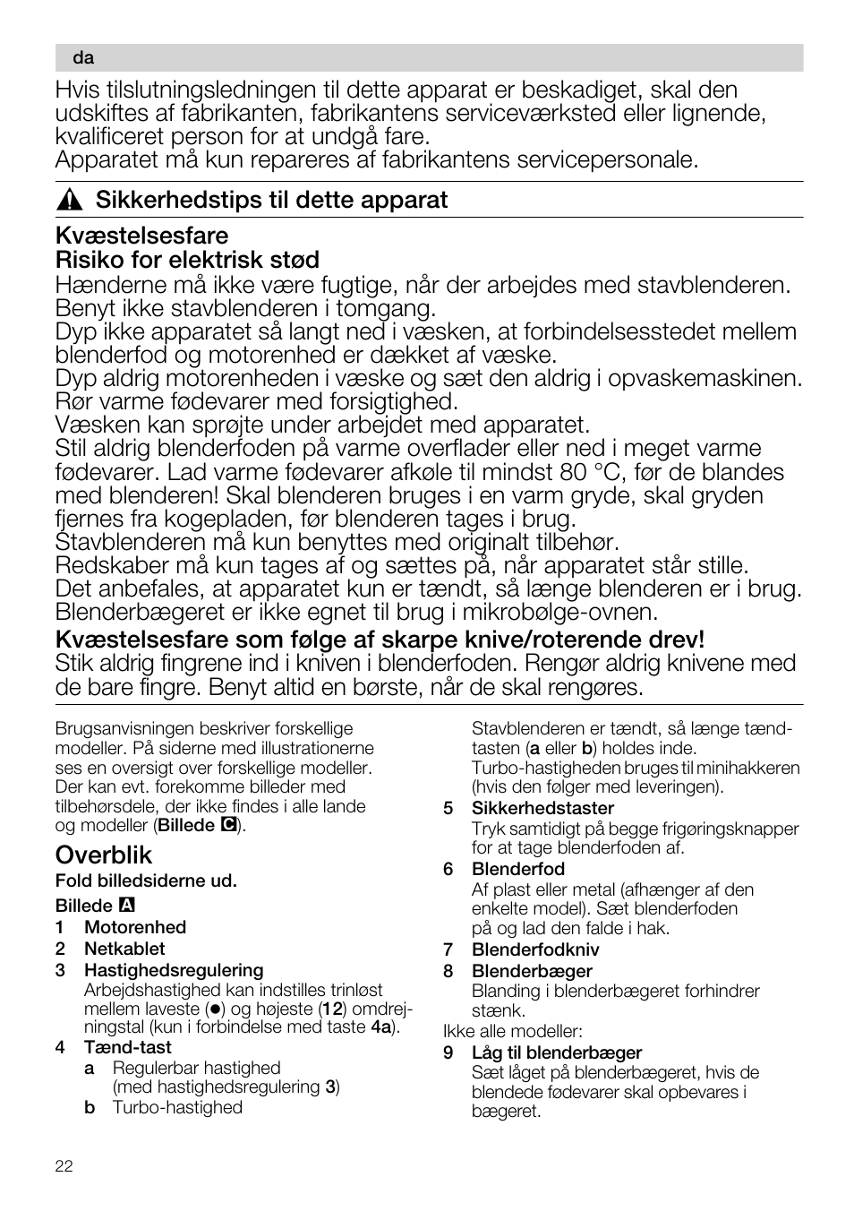 Overblik | Siemens MQ67115 User Manual | Page 22 / 67