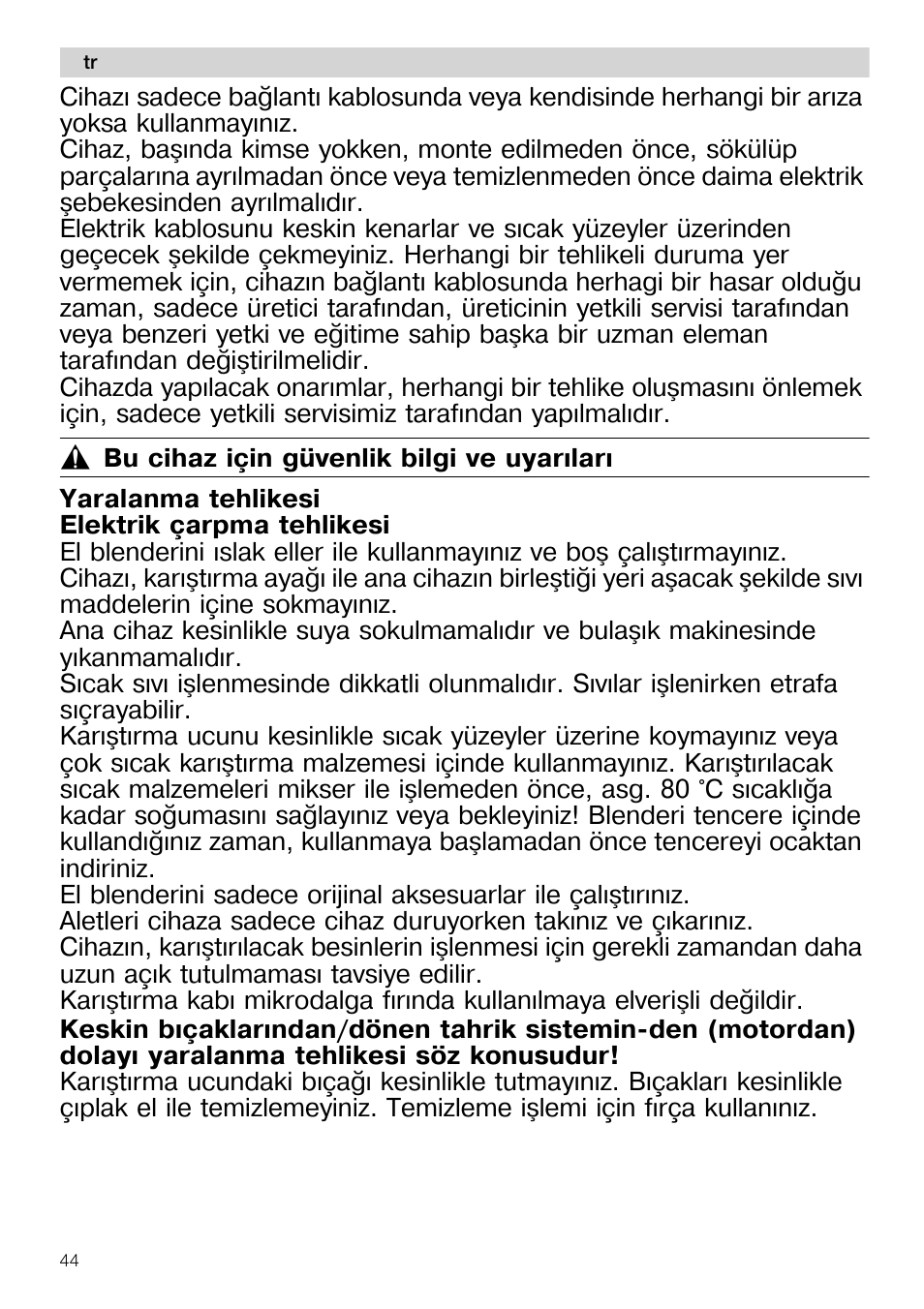 Siemens MQ67115 User Manual | Page 44 / 67