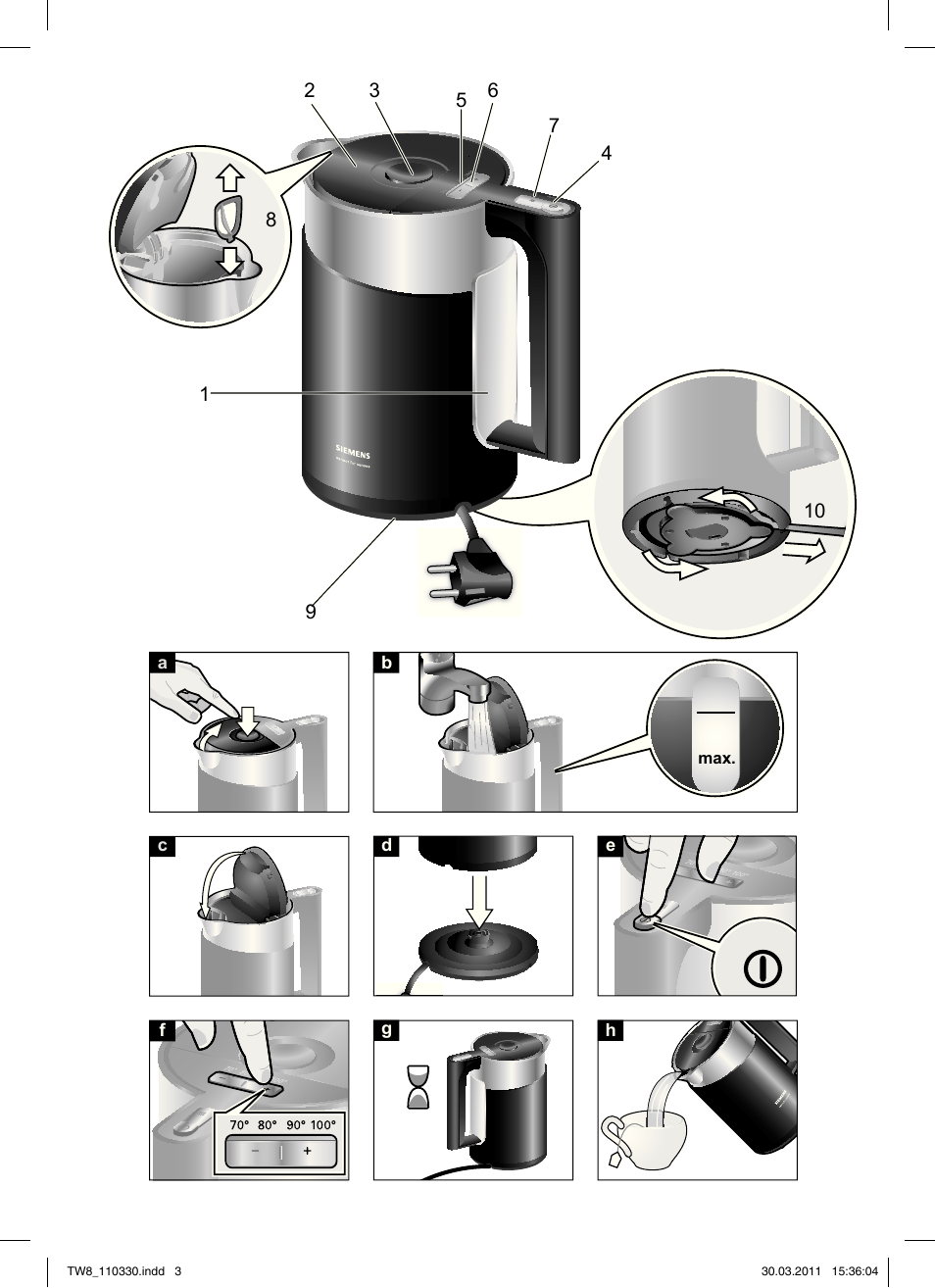 Siemens TW86105 User Manual | Page 3 / 76