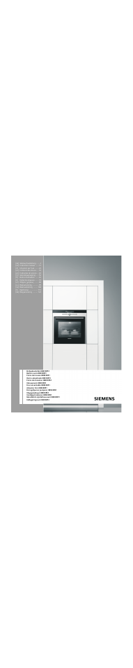 Siemens HB933R51 User Manual | 160 pages