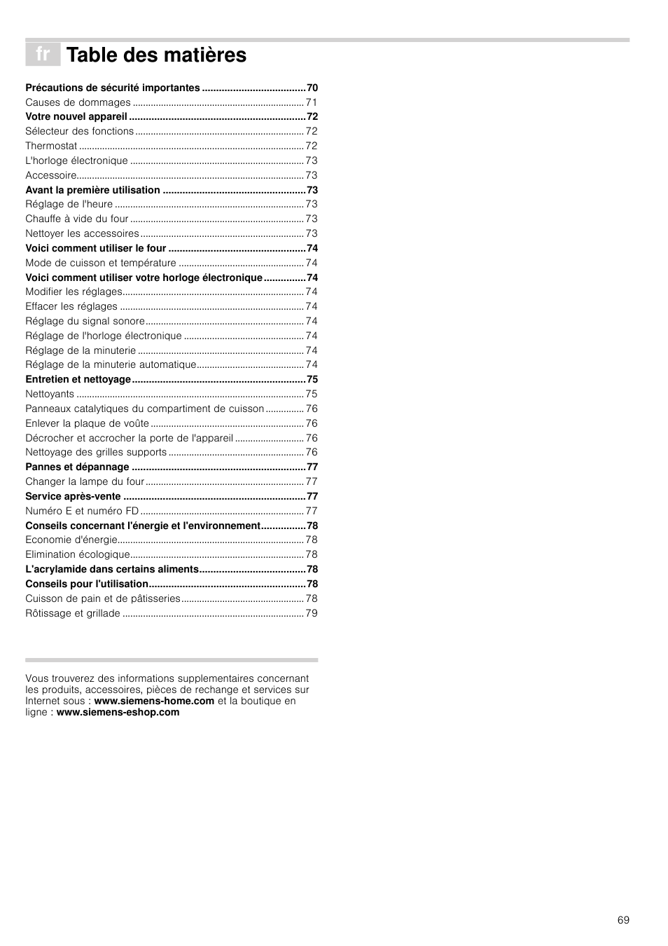 Siemens HB933R51 User Manual | Page 68 / 160