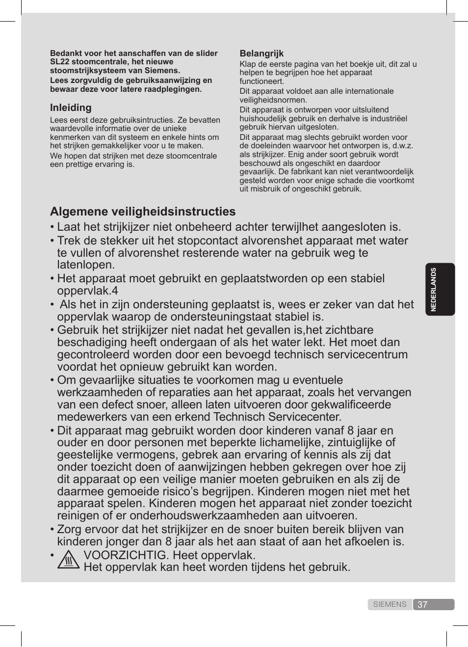 Siemens TS22XTRM User Manual | Page 37 / 152