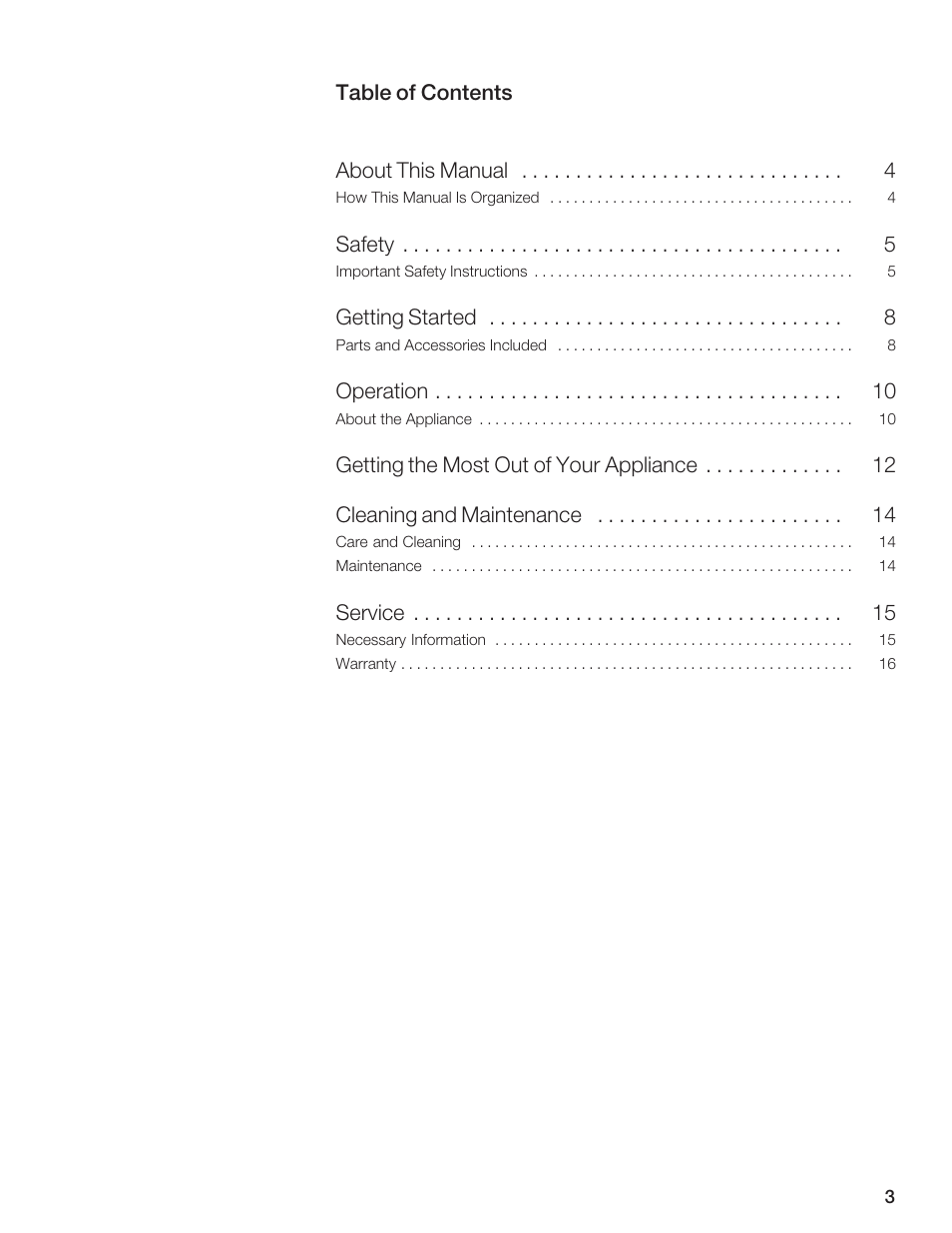 Siemens 30inc Warming Drawer User Manual | Page 3 / 48