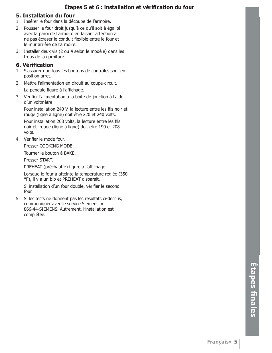 Siemens 30inc Electric Double Oven User Manual | Page 13 / 20