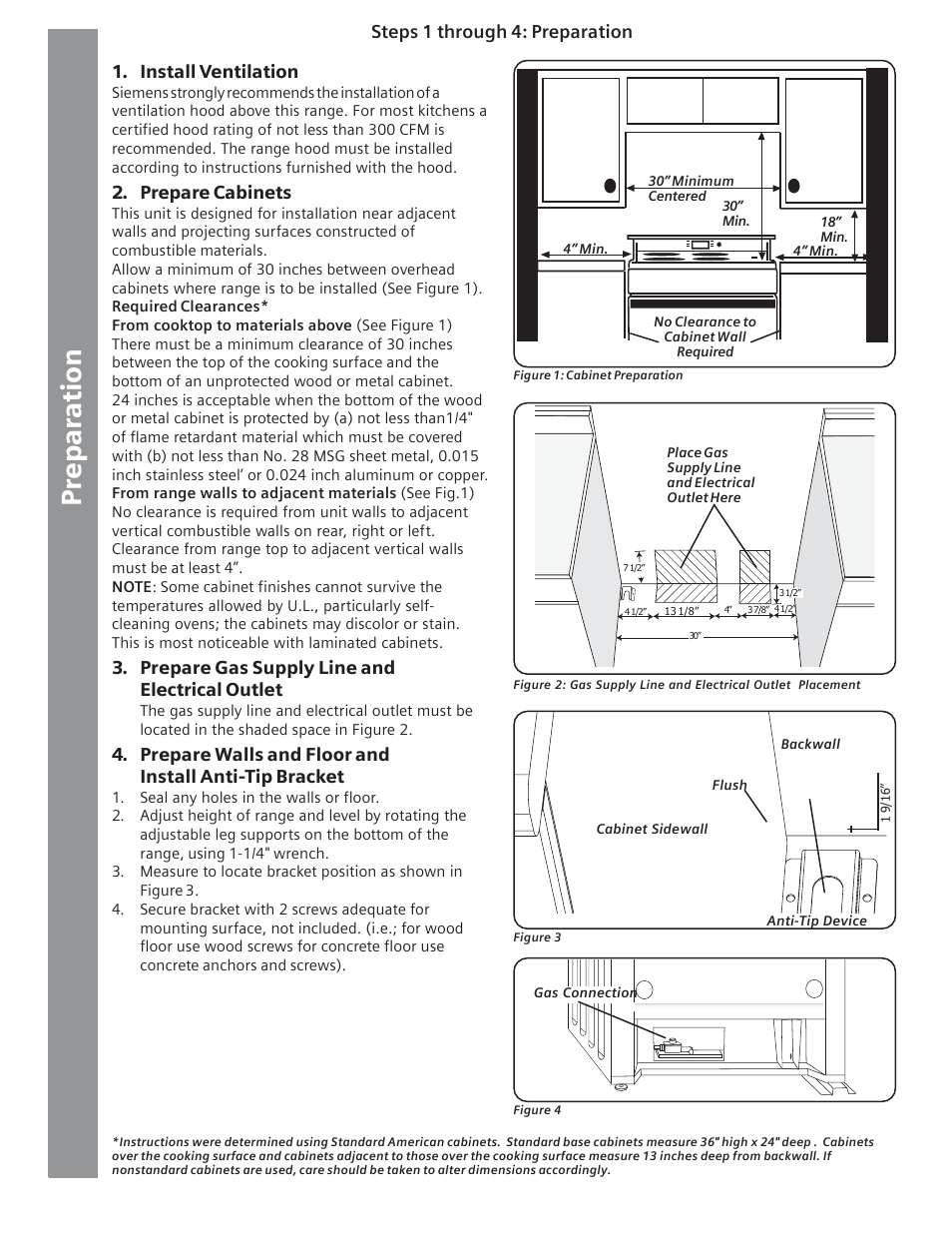 Siemens Gas Range User Manual | Page 6 / 32