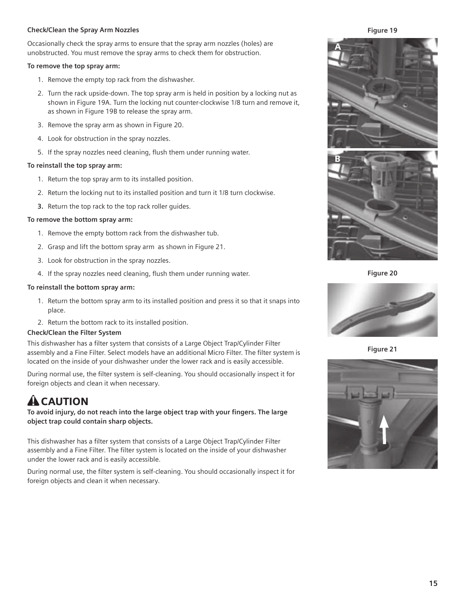 Caution | Siemens hiDefinition 48 dBA Dishwasher User Manual | Page 15 / 64