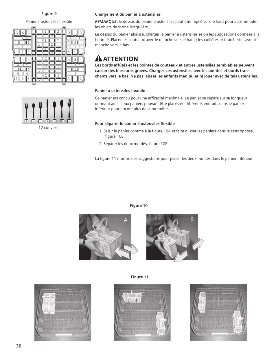 Attention | Siemens hiDefinition 48 dBA Dishwasher User Manual | Page 30 / 64