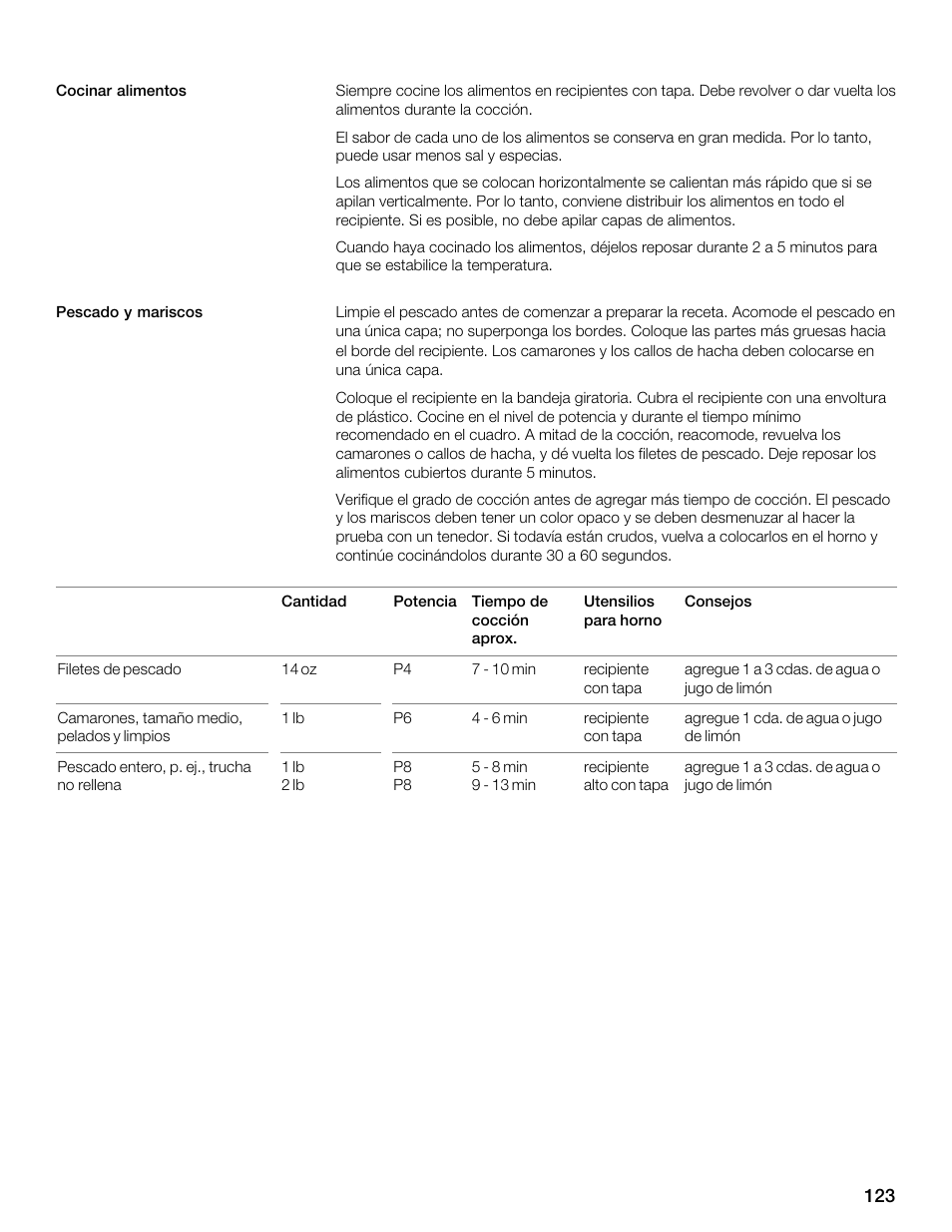 Siemens 30 Convection Microwave User Manual | Page 123 / 136