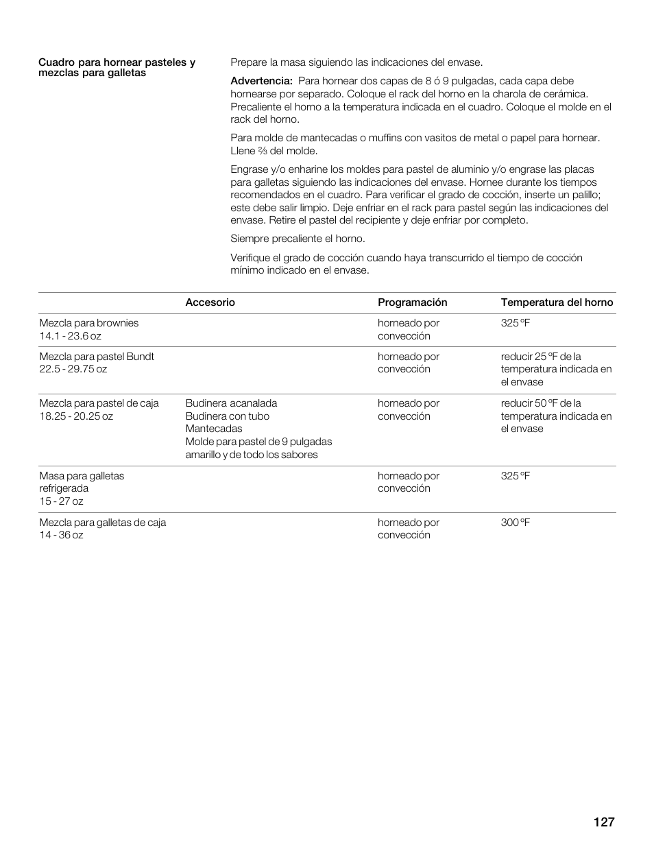 Siemens 30 Convection Microwave User Manual | Page 127 / 136