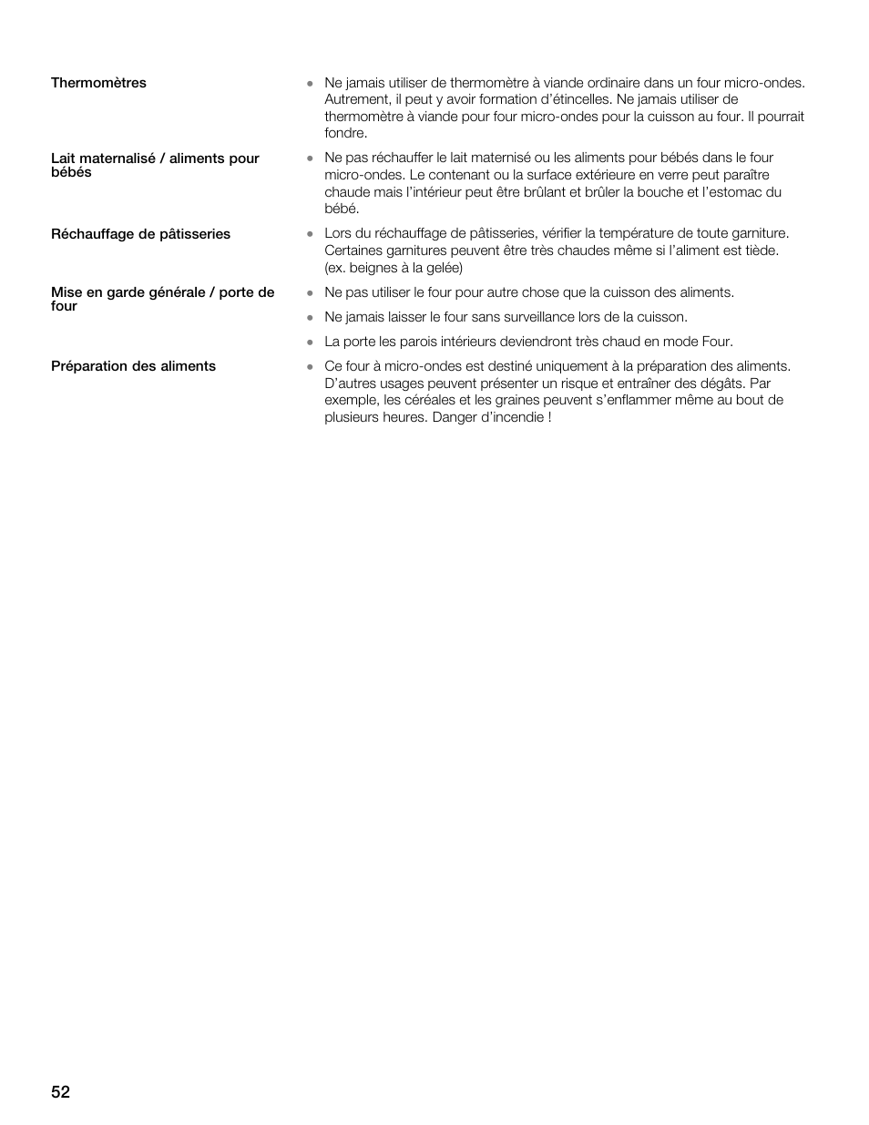 Siemens 30 Convection Microwave User Manual | Page 52 / 136