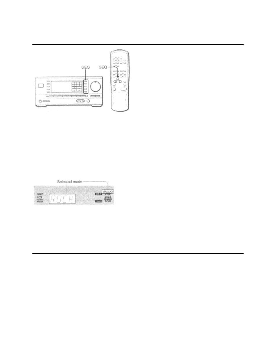 Electronic graphic equalizer, Dsp surround | Aiwa AV-DV500 User Manual | Page 14 / 28