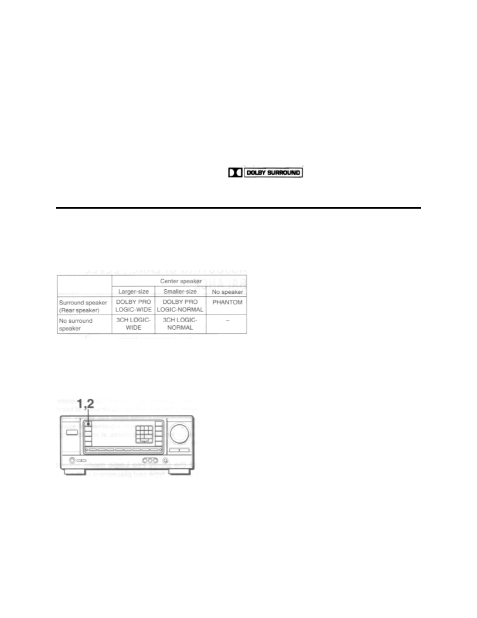 Selecting dolby pro logic | Aiwa AV-DV500 User Manual | Page 21 / 28